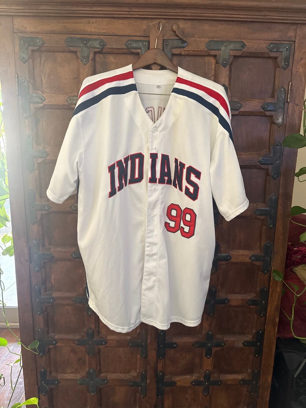 Cleveland Indians Vaughn oversized front button baseball baseball 3XL